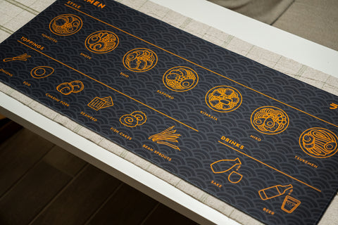 Ramen Deskmat - Charcoal