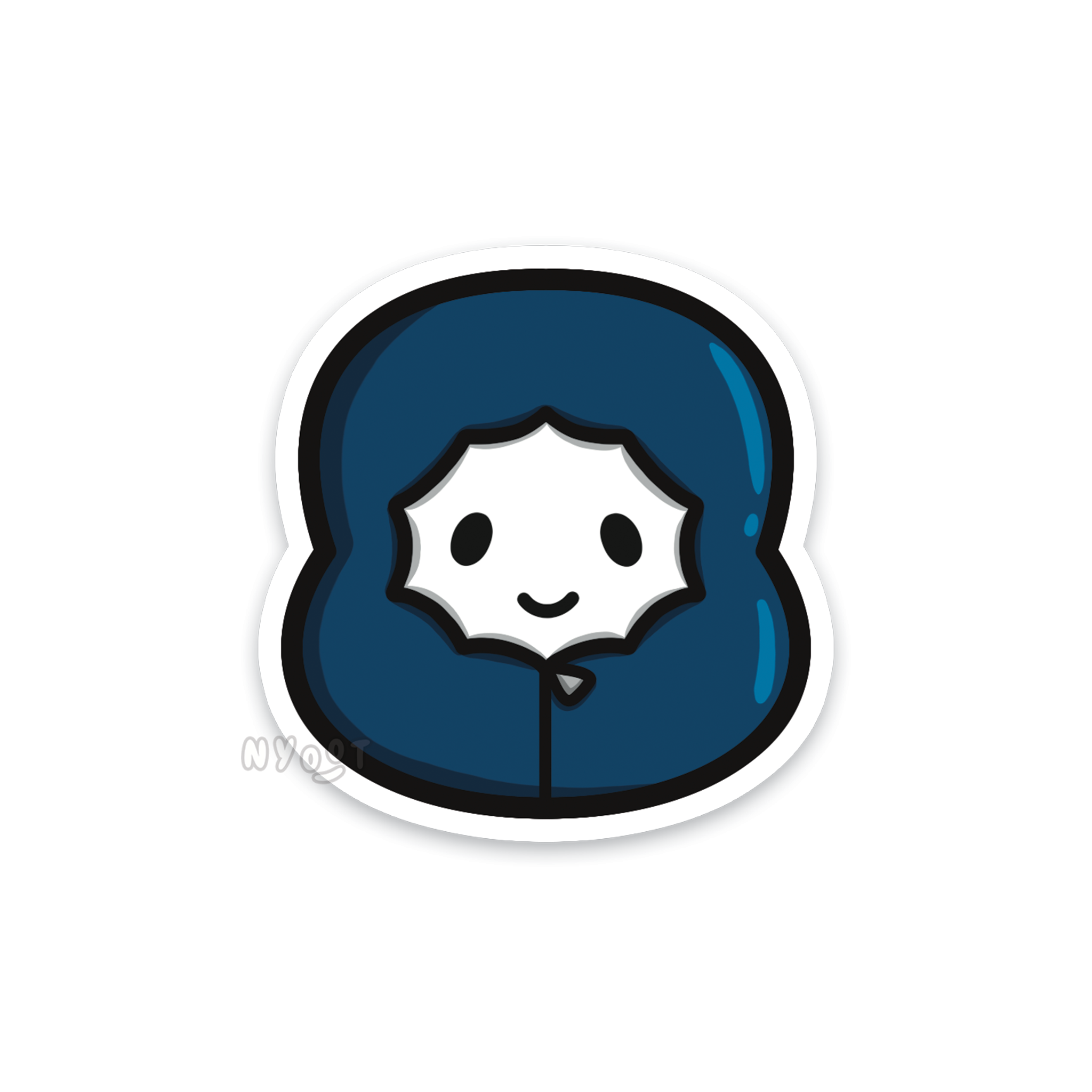 Cozy Bean Sticker