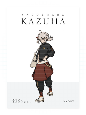 Kazuha - Mini Print