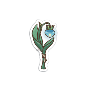 Lamp Grass Sticker