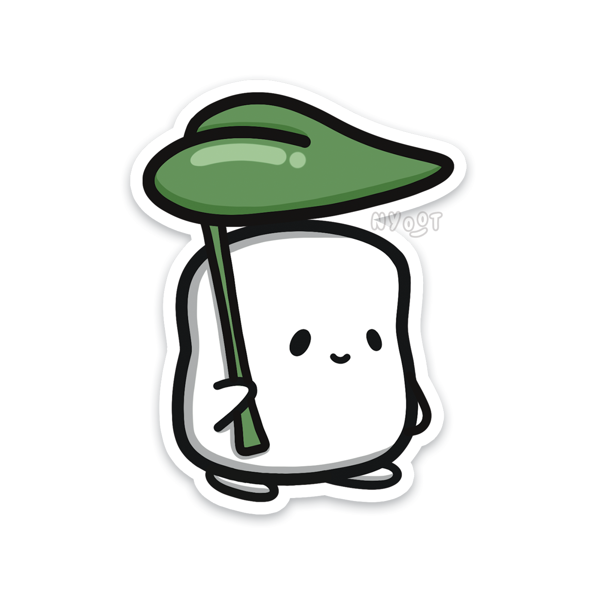 Leaf Bean Sticker