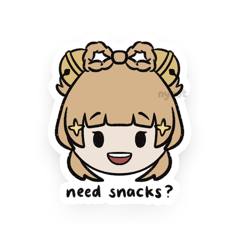 Yao Yao "Need Snacks?" Sticker