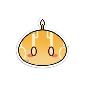 Yellow Electro Slime Sticker